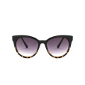 New Smart Design Cat Eye PC Farme Metal Temple Sunglasses